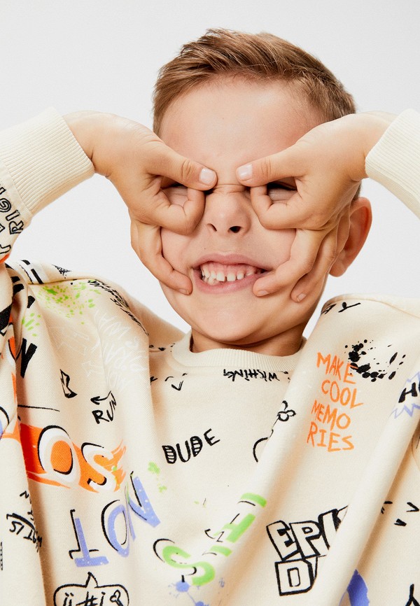 Свитшот Acoola бежевый, размер 116, фото 7