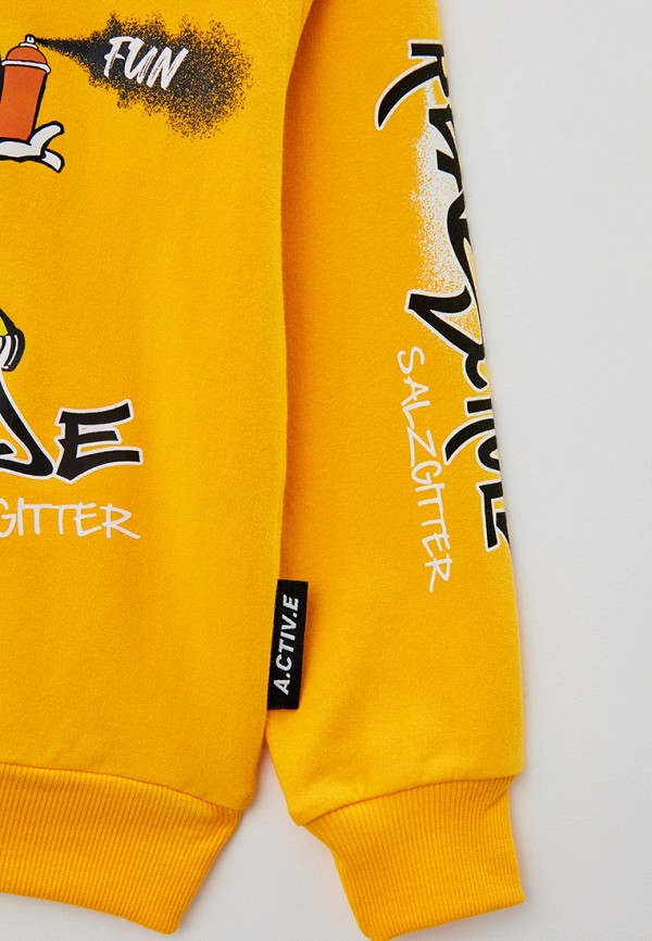 Свитшот желтый, размер 116, фото 3