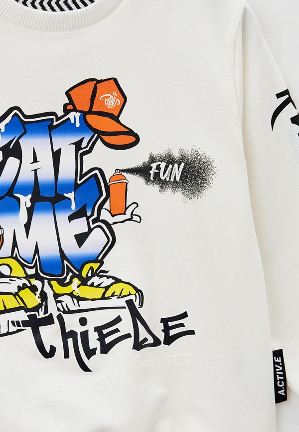 Свитшот белый, размер 122, фото 3