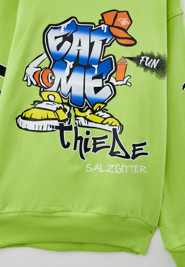 Свитшот зеленый, размер 122, фото 3