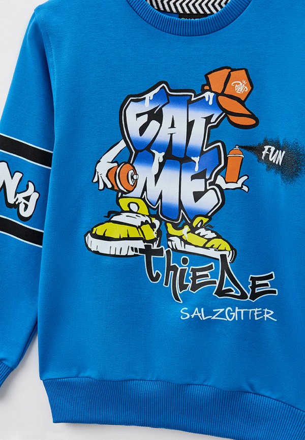 Свитшот синий, размер 110, фото 3