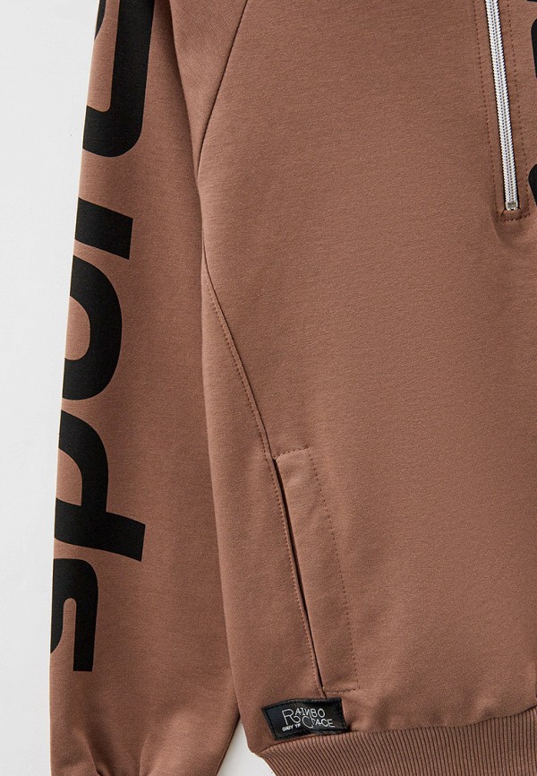 Олимпийка коричневый, размер 140, фото 3