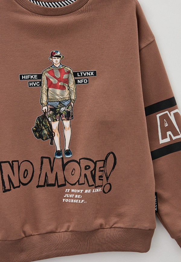 Свитшот коричневый, размер 146, фото 3