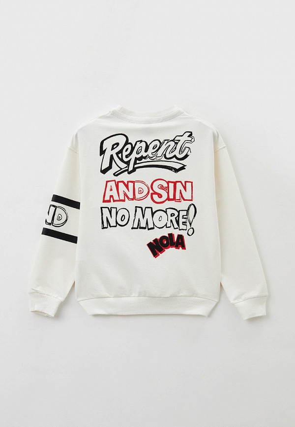 Свитшот белый, размер 152, фото 2