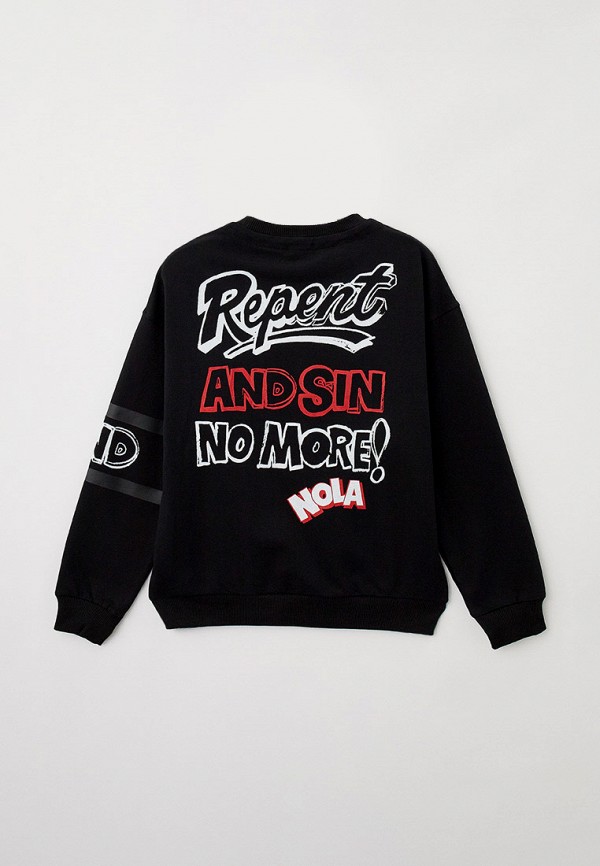 Свитшот черный, размер 152, фото 2