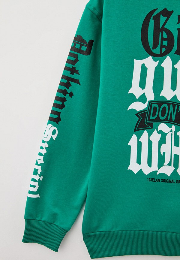 Свитшот зеленый, размер 152, фото 3