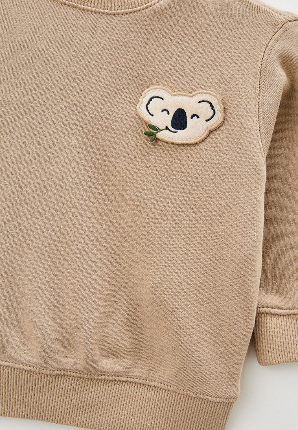 Свитшот Gloria Jeans коричневый, размер 80, фото 3