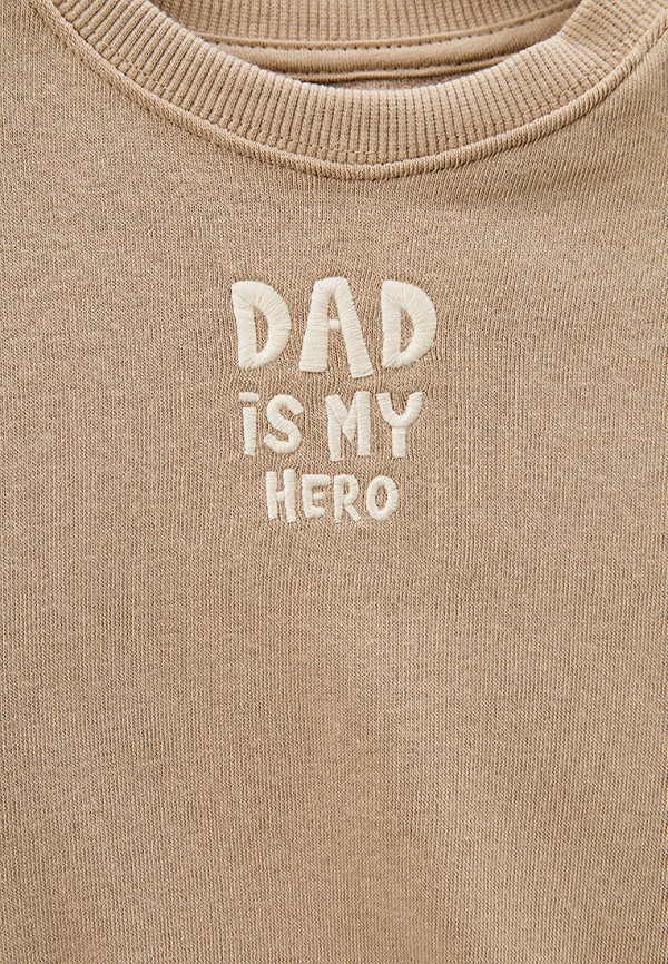 Свитшот Gloria Jeans бежевый, размер 98, фото 3