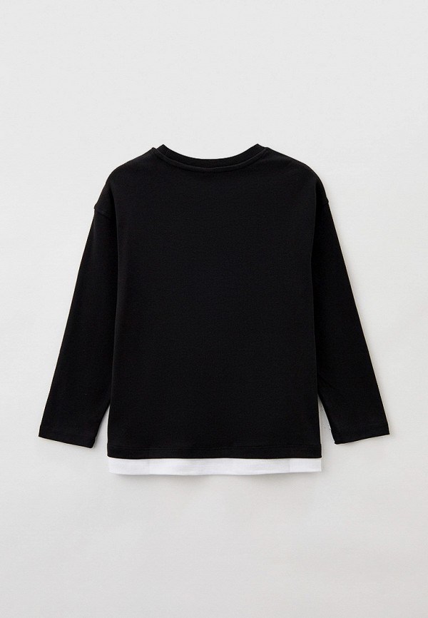 Лонгслив Sela черный, размер 134, фото 2