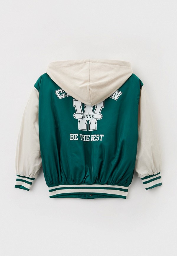 Куртка утепленная Gloria Jeans зеленый, размер 134, фото 2