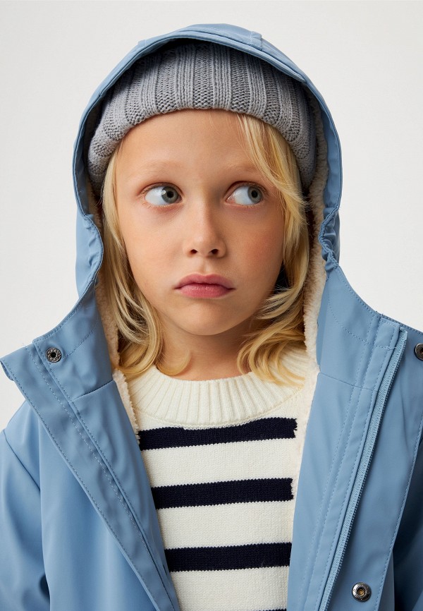 Дождевик Sela голубой, размер 110, фото 7