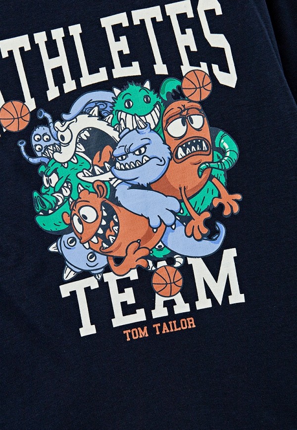 Лонгслив Tom Tailor синий, размер 12, фото 3