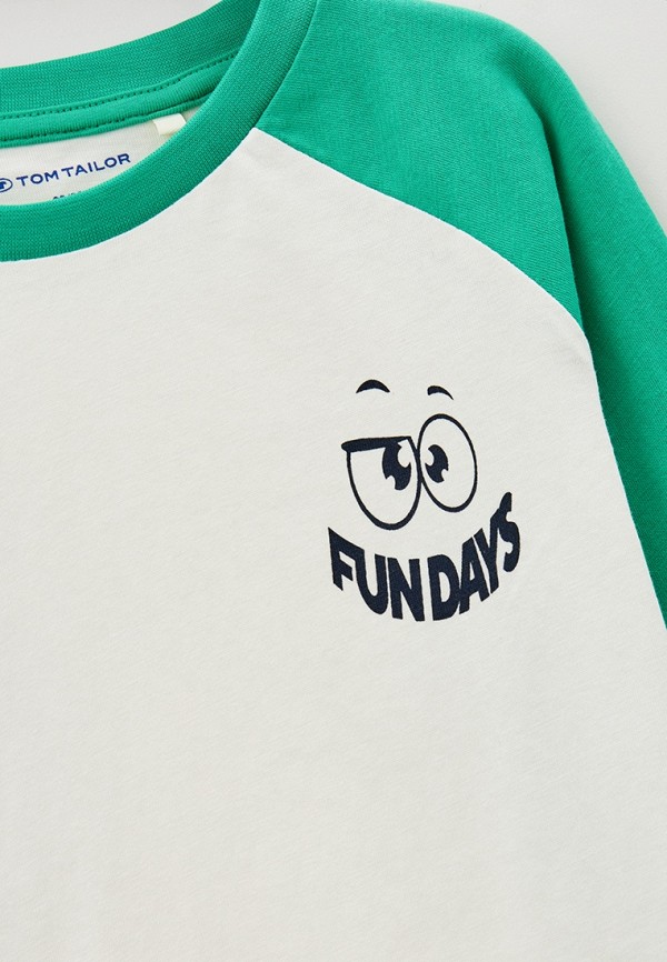 Лонгслив Tom Tailor белый, размер 92, фото 3