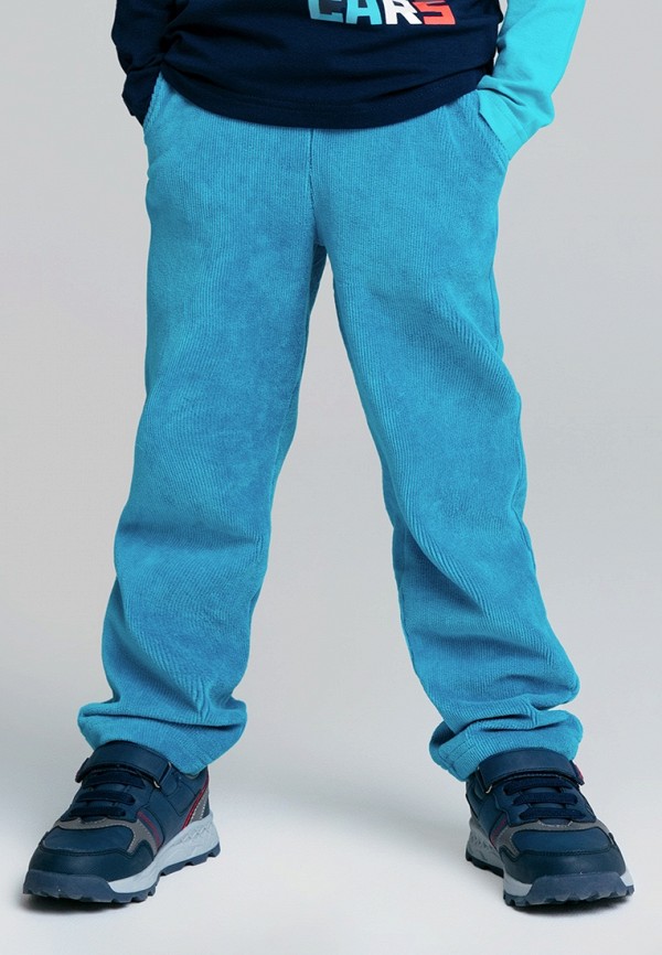 Брюки PlayToday бирюзовый, размер 122, фото 5