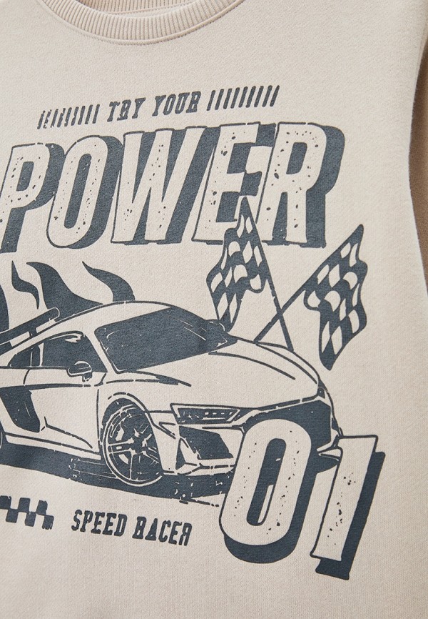 Свитшот Gloria Jeans бежевый, размер 134, фото 3