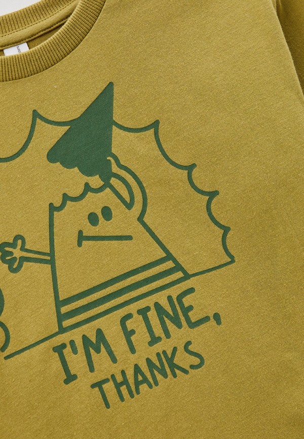 Лонгслив Sela хаки, размер 98, фото 3