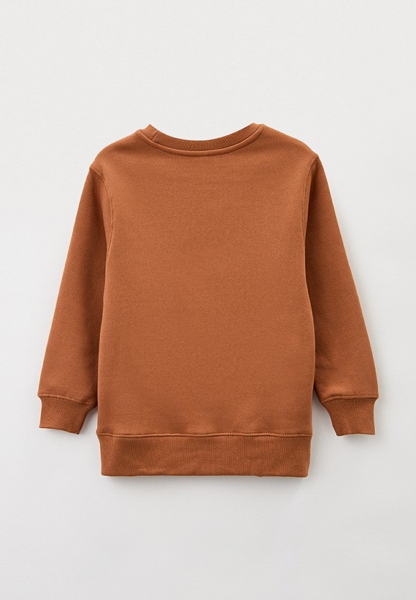 Свитшот Sela коричневый, размер 122, фото 2