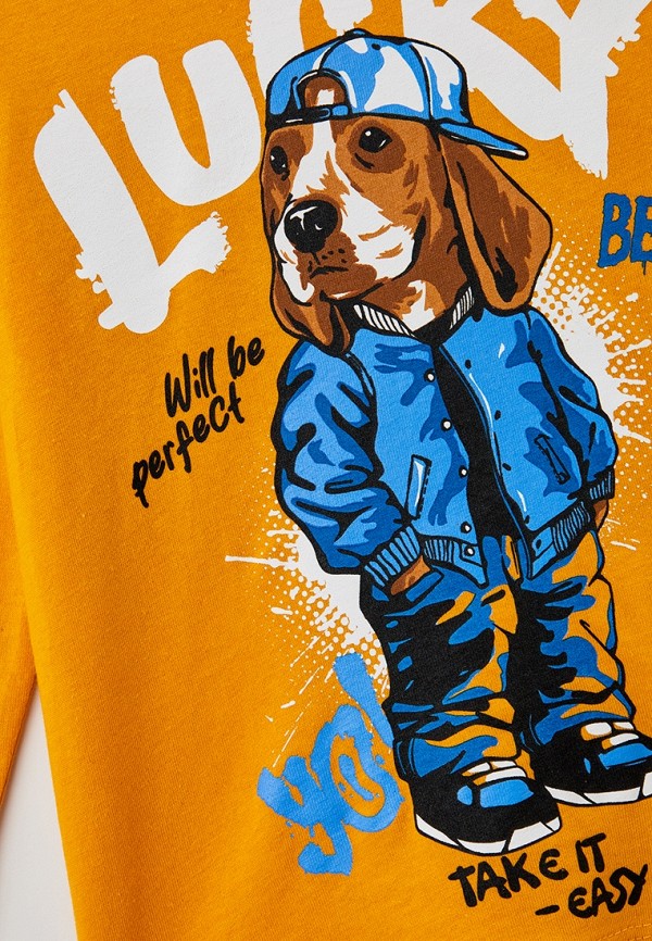 Лонгслив Gloria Jeans оранжевый, размер 80, фото 3