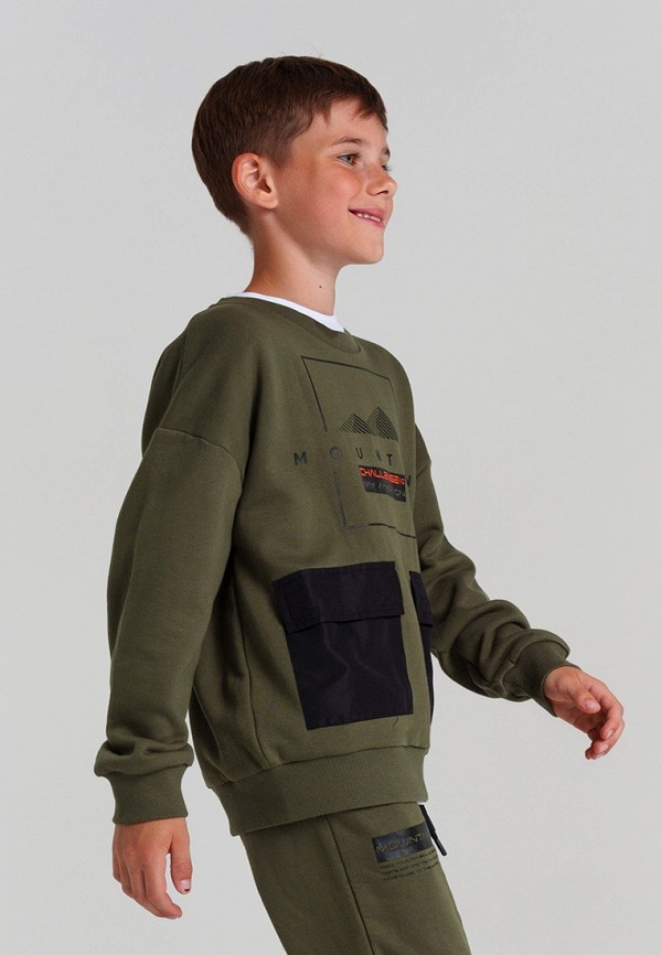 Свитшот PlayToday хаки, размер 170, фото 5