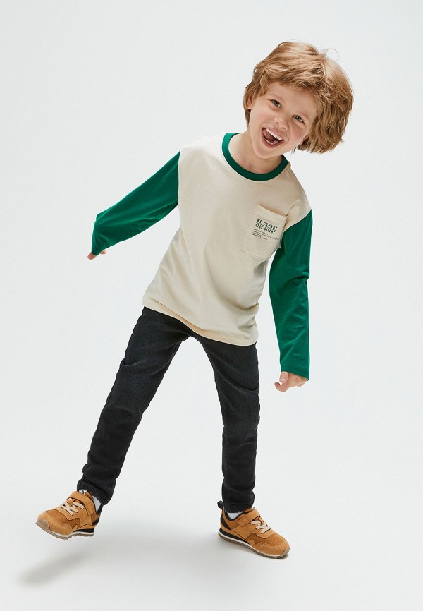 Лонгслив Acoola бежевый, размер 116, фото 5