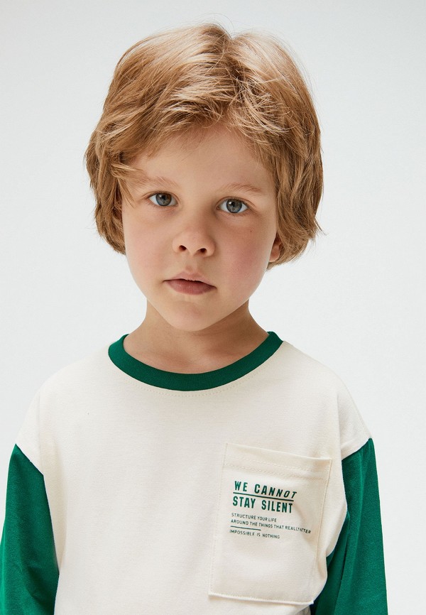 Лонгслив Acoola бежевый, размер 116, фото 6