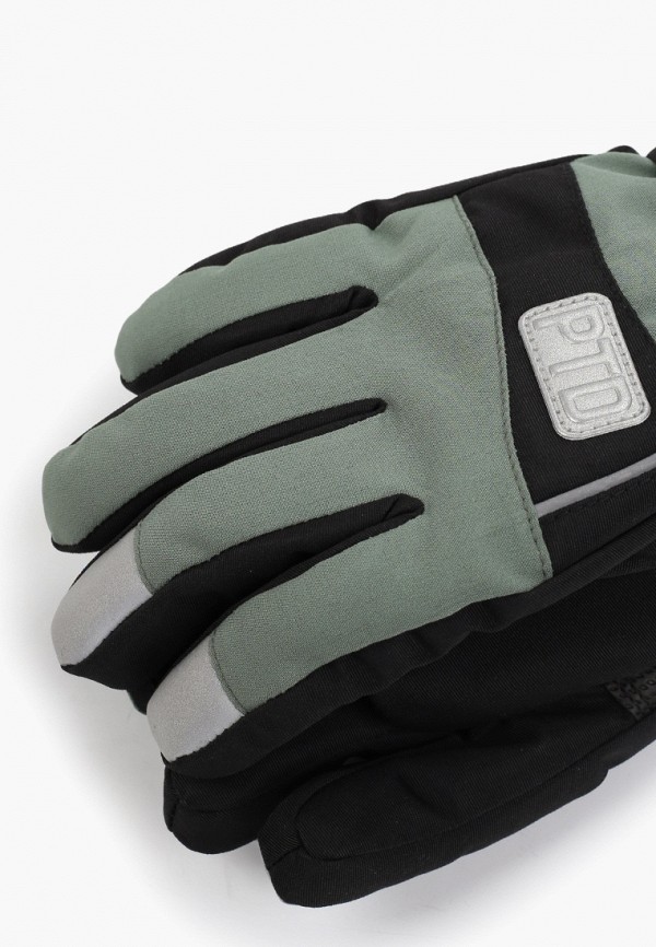 Перчатки PlayToday зеленый, размер 16, фото 2