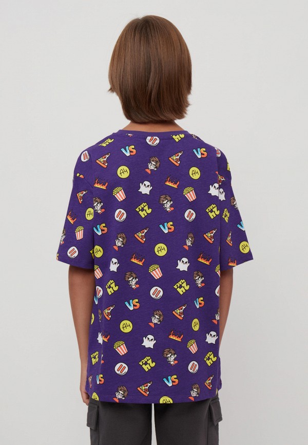 Футболка Modis фиолетовый, размер 158, фото 4