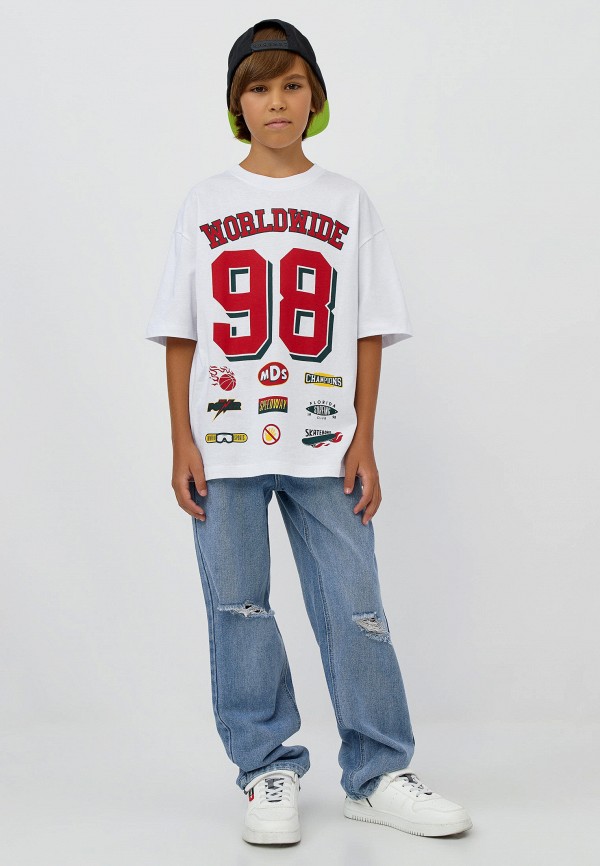 Футболка Modis белый, размер 158, фото 5