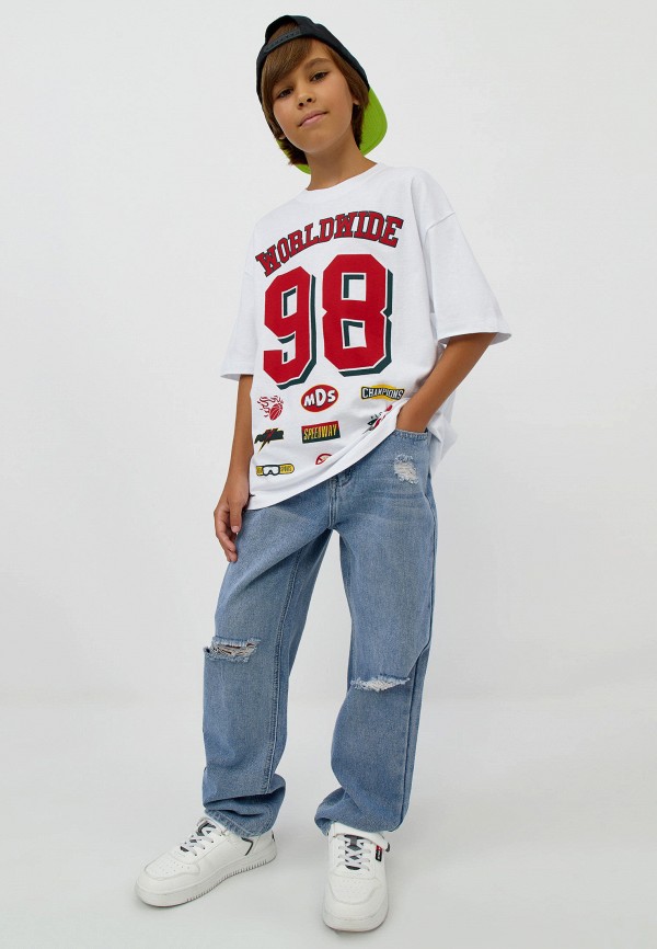 Футболка Modis белый, размер 158, фото 6