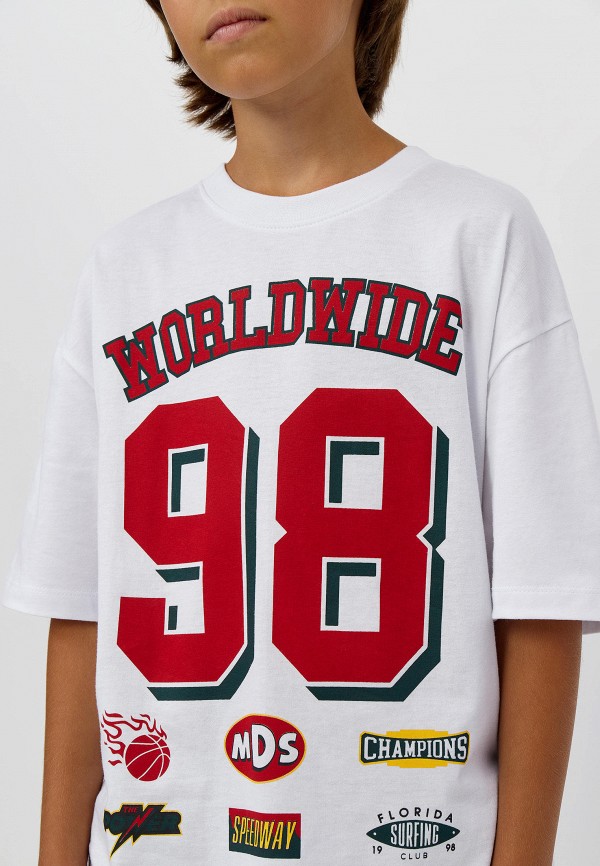 Футболка Modis белый, размер 158, фото 3