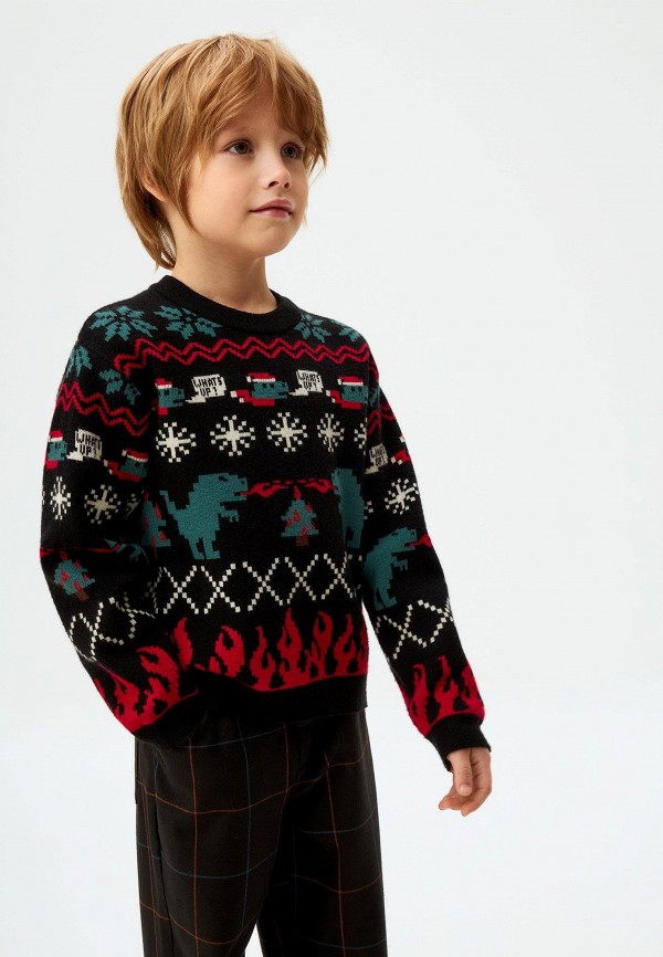

Джемпер Sela, Черный, New Year Collection