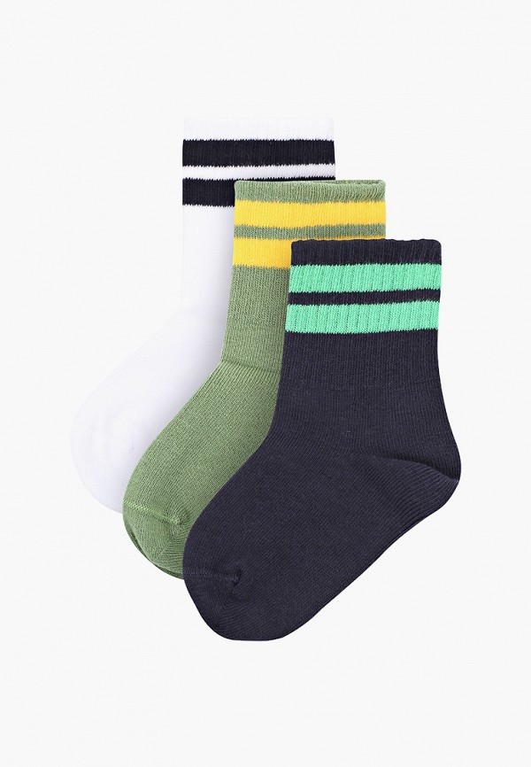 

Носки 3 пары Sela, Белый;зеленый;синий, Sela MP002XB02AMD