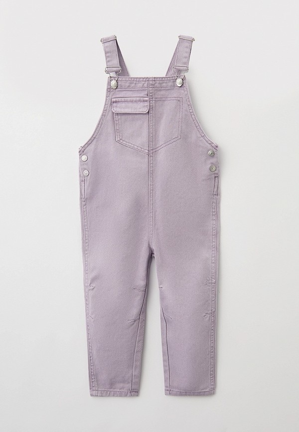 Комбинезон джинсовый Sela фиолетового цвета