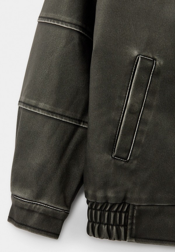 фото Куртка кожаная утепленная sela