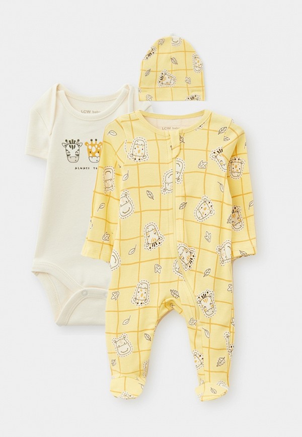 Комбинезон бельевой боди и шапочка LC Waikiki 2519₽