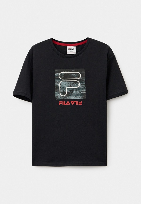

Футболка Fila, Черный, Fila MP002XB06ZPH