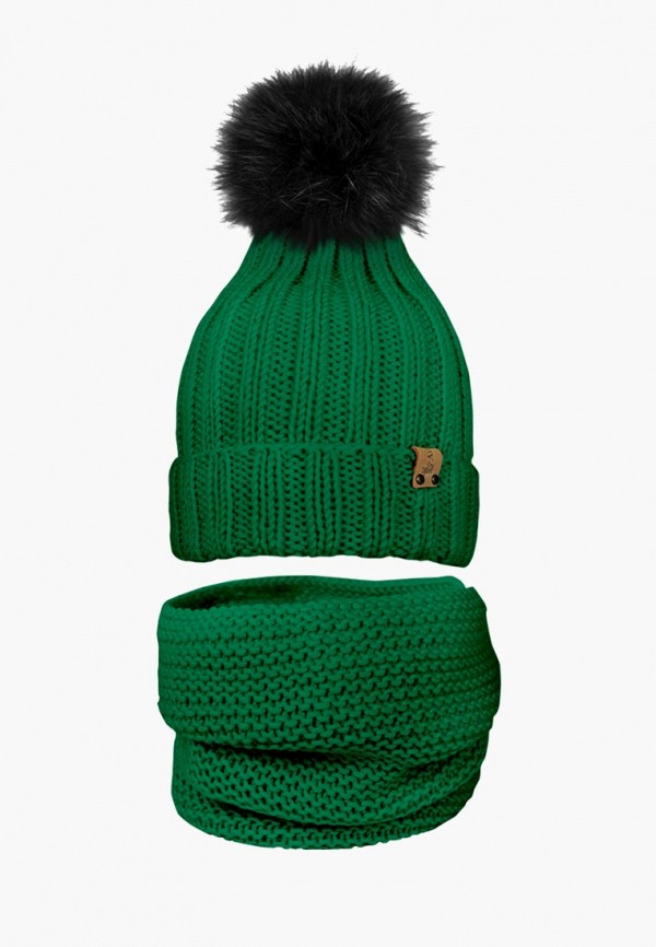 

Комплект снуд и шапка Anmerino, Зеленый