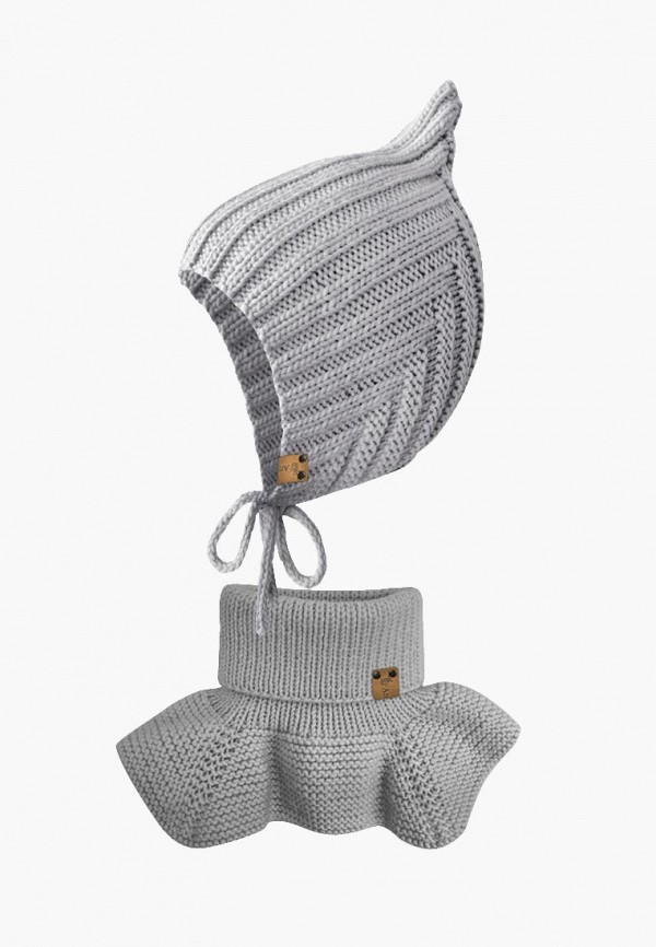 

Комплект воротник и шапка Anmerino, Серый