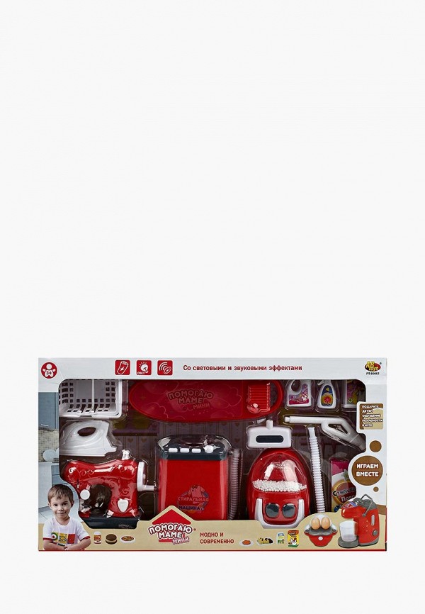 

Набор игровой Abtoys, Разноцветный, Помогаю Маме. Набор для уборки, стирки и шитья