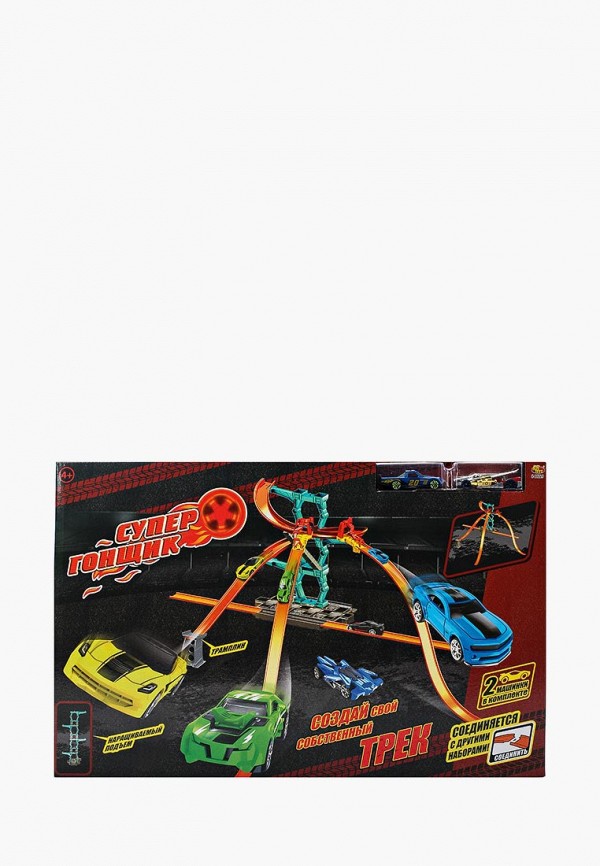 

Набор игровой Abtoys, Разноцветный, Трек "Супер Гонщик"