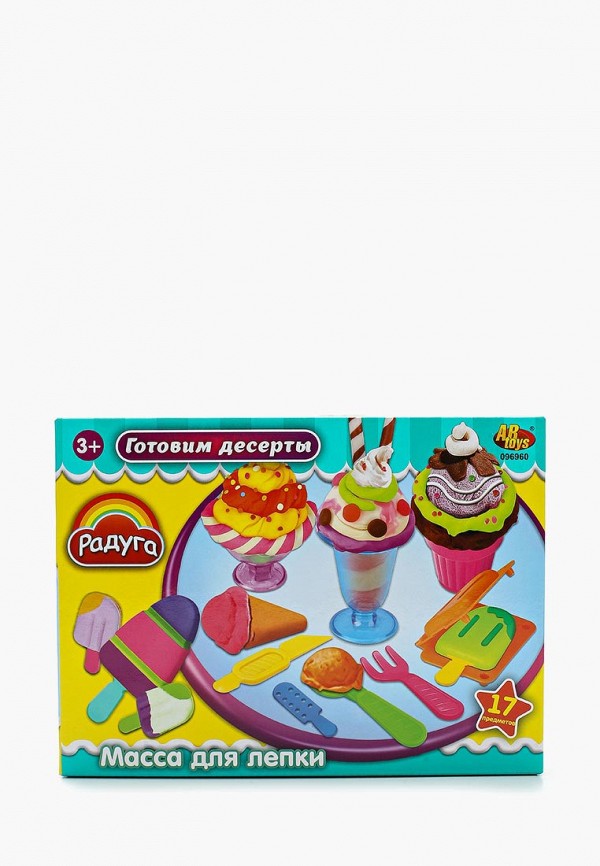 

Набор игровой Abtoys, Масса для лепки, Разноцветный