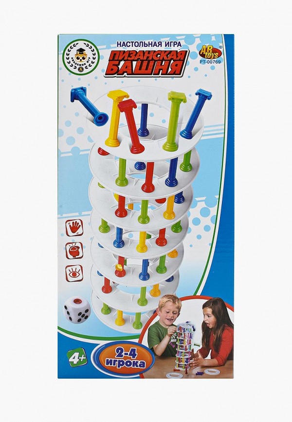 

Игра настольная Abtoys, "Пизанская башня, Разноцветный