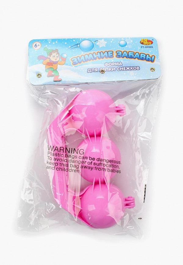 

Набор игровой Abtoys, Зимние забавы. Форма тройная для лепки снежков, Разноцветный
