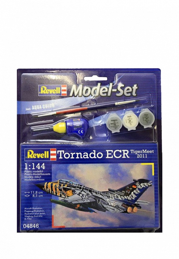 

Конструктор Revell, Многоцелевой боевой самолет Tornado ECR Tigermeet 2011 1:144, Разноцветный