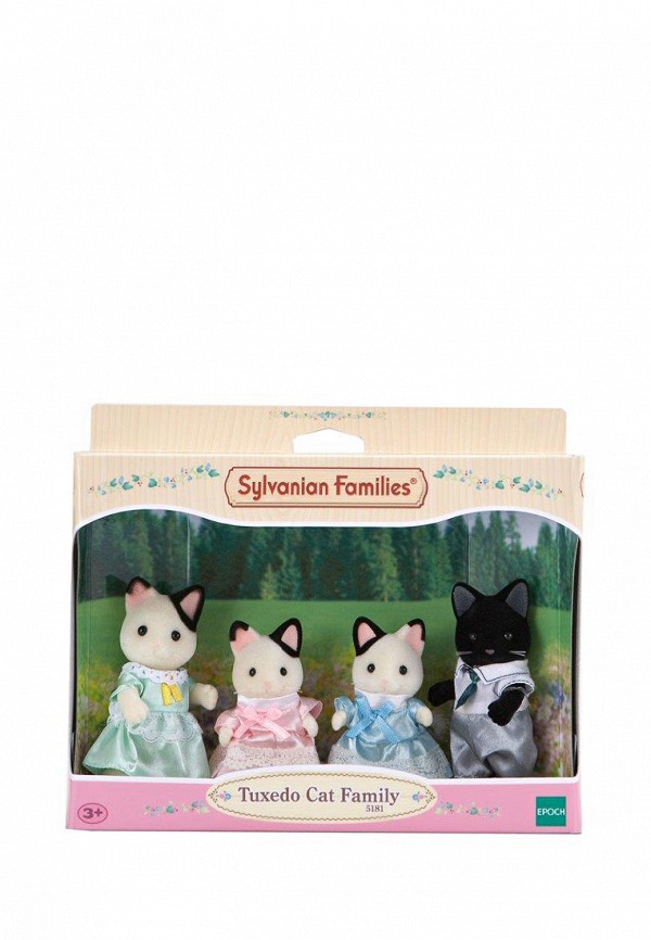 

Коллекционные фигурки Sylvanian Families, Семья Котов в смокинге, Разноцветный