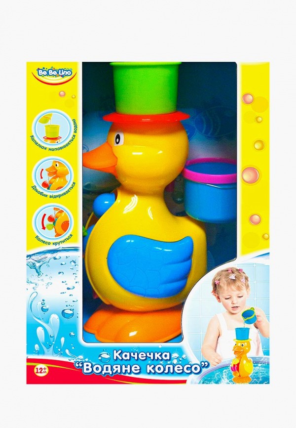 

Игрушка для ванны BeBeLino, Уточка Водяное колесо, Разноцветный