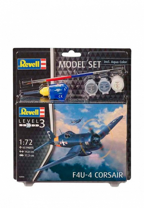 

Конструктор Revell, Самолет Літак F4U-4 Corsair 1:72, Разноцветный