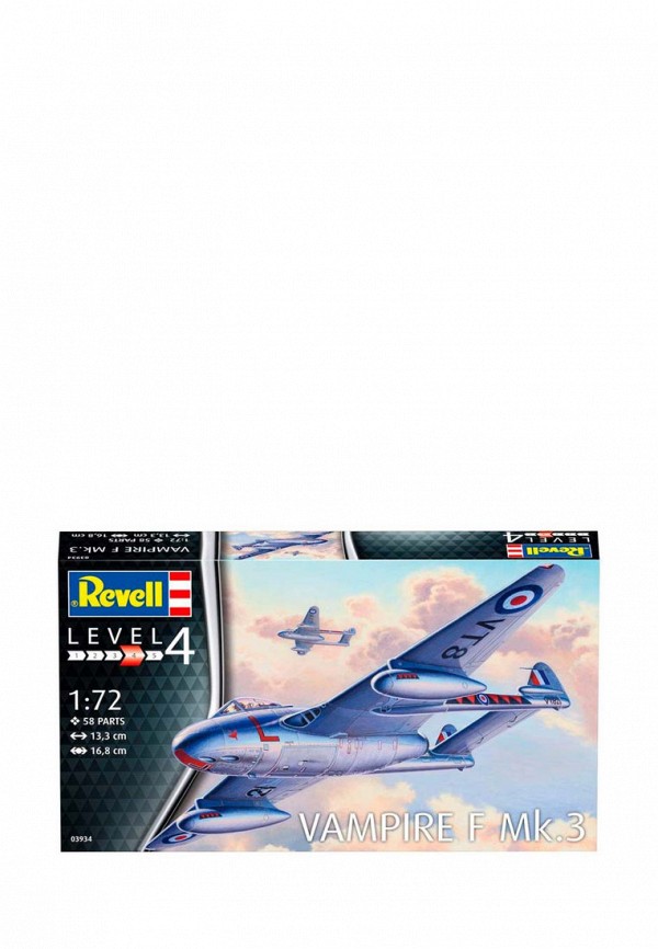 

Конструктор Revell, Разноцветный, Истребитель Vampire F Mk.3, 1:72