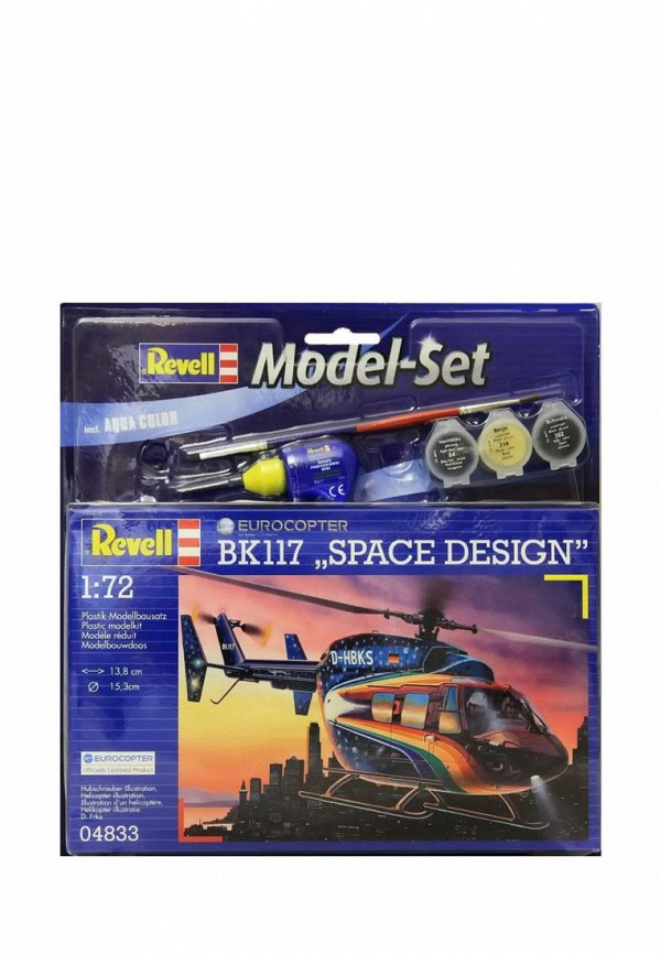 

Конструктор Revell, Разноцветный, Вертолёт Eurocopter BK 117 Space Design 1:72