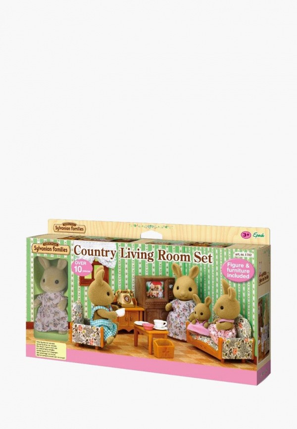 

Набор игровой Sylvanian Families, Гостиная и Мама Кролика, Разноцветный